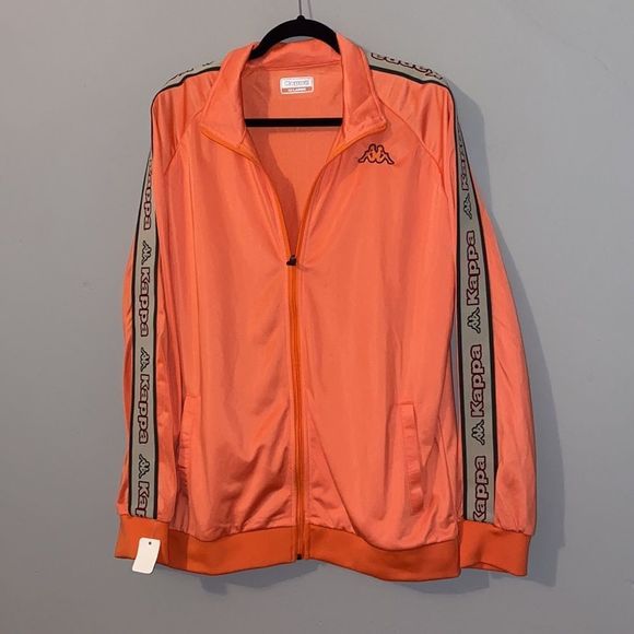 KAPPA TRACKSHIRT- LOGO TAPE ARTEM - ORANGE CAMELIA - Picture 3 of 8